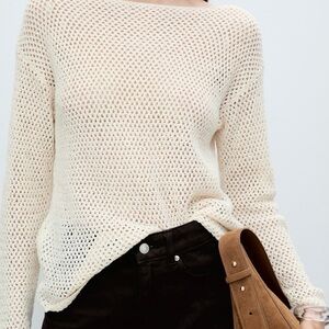 Mango Women's Cream Sweater